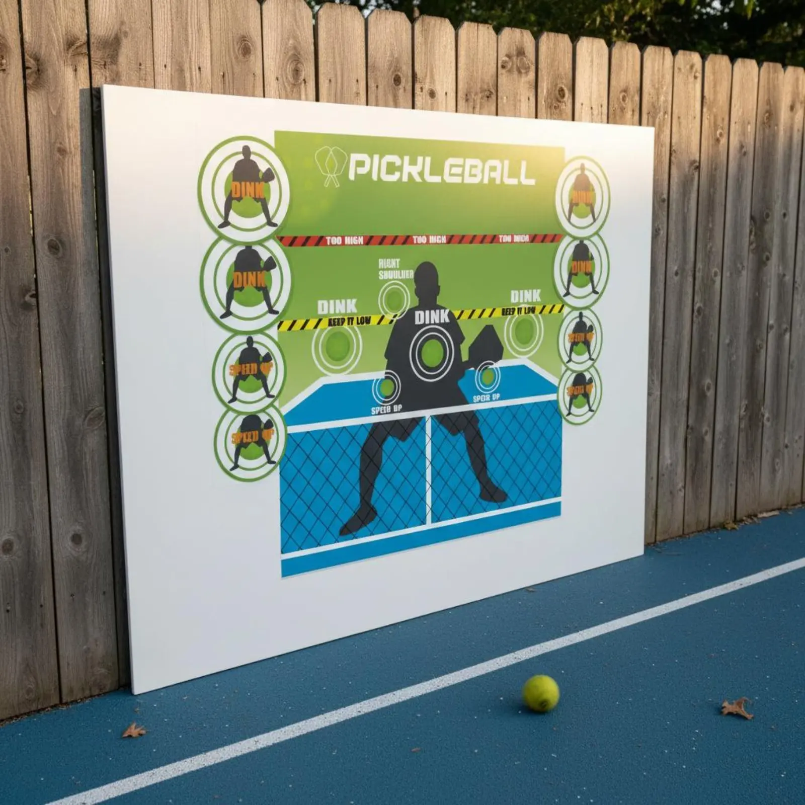 5 Pieces Pickleball Wall Target Easy Installation Pickleball Practice Markers Hitting Accuracy Markers Repositionable for Garage
5 Pieces Pickleball Wall Target Easy Installation Pickleball Practice Markers Hitting Accuracy Markers Repositionable for Garage