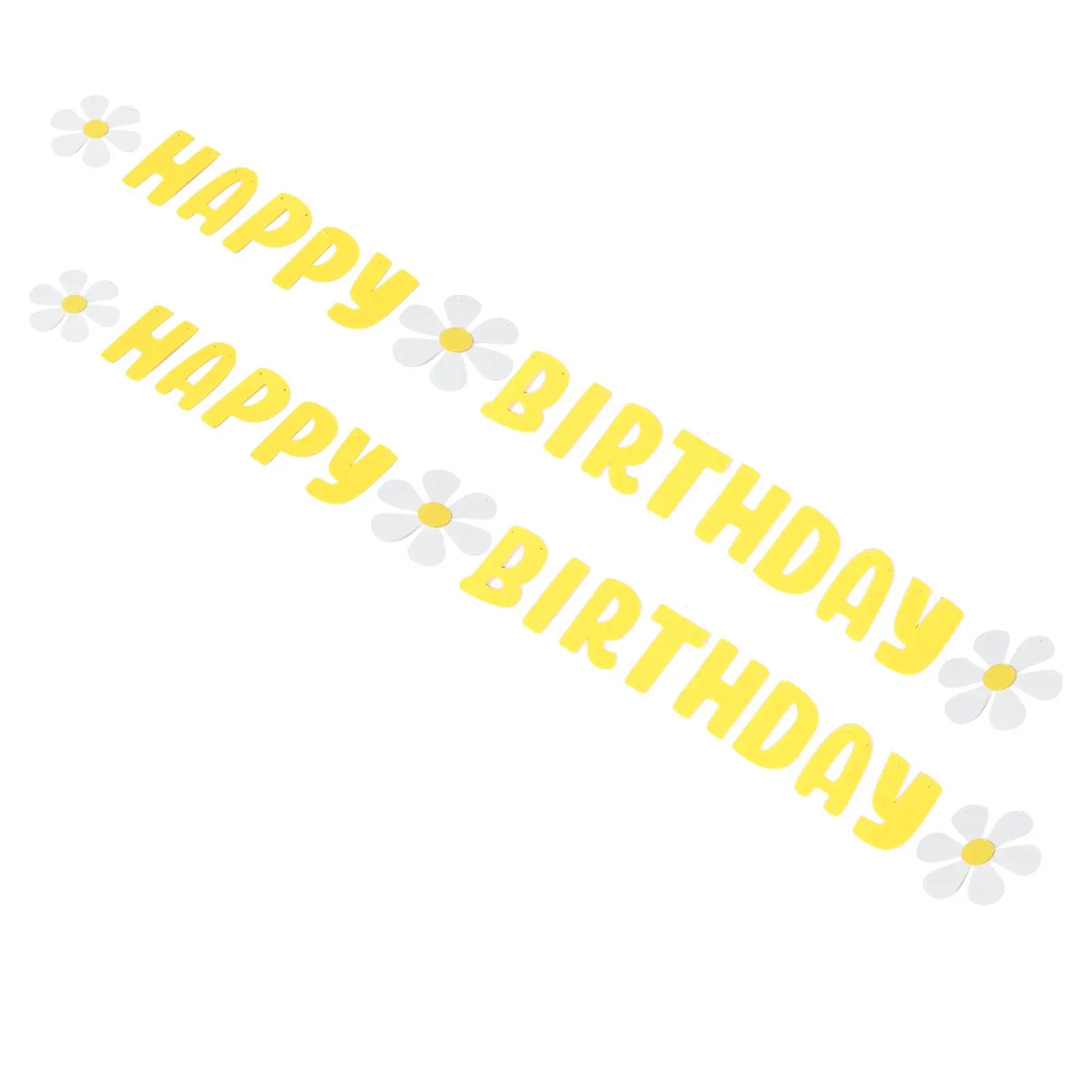 Daisy Birthday Banner 2 Pcs Happy Pull Flag Decor Felt Backdrop Child Party Supplies Photo Props Wall Decoration
Daisy Birthday Banner 2 Pcs Happy Pull Flag Decor Felt Backdrop Child Party Supplies Photo Props Wall Decoration