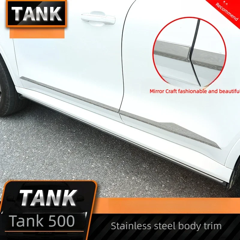 For Great Wall Tank 500 Door Decorative strip Protection Anti-collision Stainless Steel Modification External Accessories
For Great Wall Tank 500 Door Decorative strip Protection Anti-collision Stainless Steel Modification External Accessories