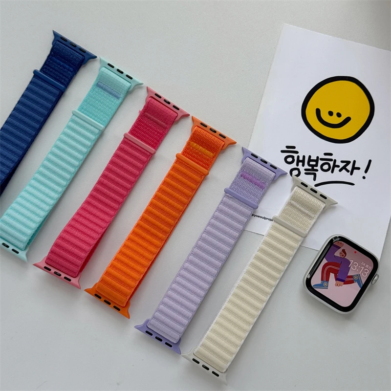 Strap For Apple Watch Band 46mm 44mm 45mm 42mm 40mm 41mm 38mm 49mm Nylon loop Bracelet For IWatch Series Ultra 10 9 8 7 6 SE 5 3
Strap For Apple Watch Band 46mm 44mm 45mm 42mm 40mm 41mm 38mm 49mm Nylon loop Bracelet For IWatch Series Ultra 10 9 8 7 6 SE 5 3