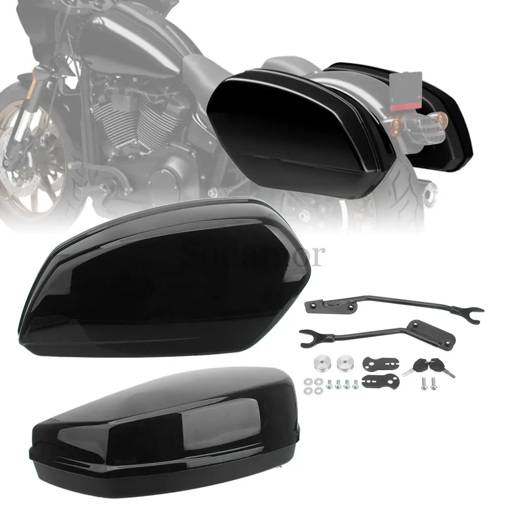 For Harley Low Rider ST EI FXLRST FXRST 2022-2024 Motorcycle Vivid Black Quick Release Hard Saddlebags Trunk with Latch Keys
For Harley Low Rider ST EI FXLRST FXRST 2022-2024 Motorcycle Vivid Black Quick Release Hard Saddlebags Trunk with Latch Keys
