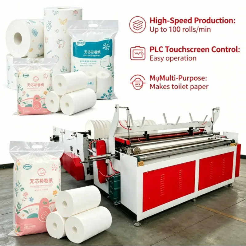 Customized Small Business Ideas Single Roll Toilet Paper Production Machines Toilet Paper Making Machine Complete Set
Customized Small Business Ideas Single Roll Toilet Paper Production Machines Toilet Paper Making Machine Complete Set