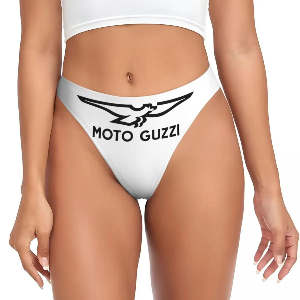 Custom Women's Moto Guzzi Logo G-string Panties Female Stretch Thongs Underwear
Custom Women's Moto Guzzi Logo G-string Panties Female Stretch Thongs Underwear