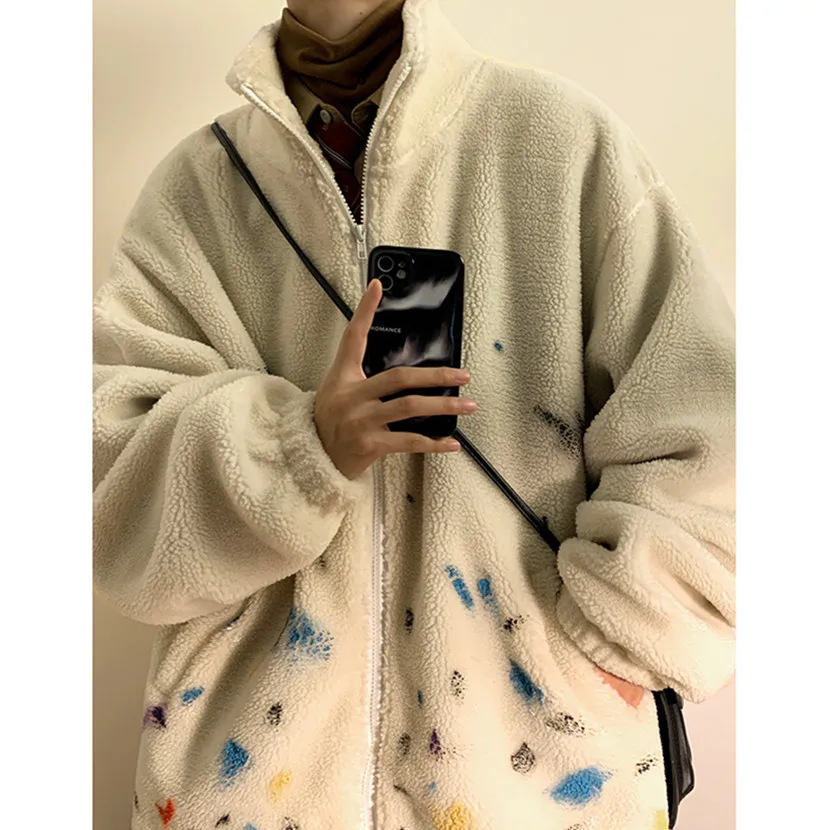 Мужская зимняя куртка с подкладкой из овечьей шерсти, утепленная, в повседневном стиле, молодежная, модная, хлопковая, теплая, удобная, в американском стиле, для пар.
Мужская зимняя куртка с подкладкой из овечьей шерсти, утепленная, в повседневном стиле, молодежная, модная, хлопковая, теплая, удобная, в американском стиле, для пар.