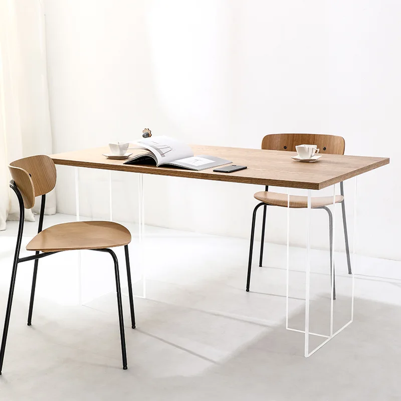 Acrylic suspended dining table light luxury modern simple household small apartment dining table
Acrylic suspended dining table light luxury modern simple household small apartment dining table