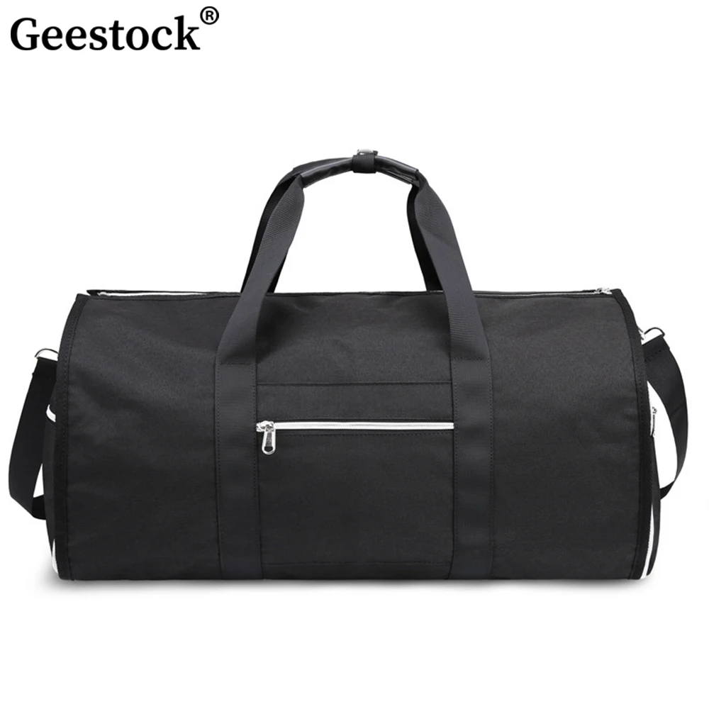 Geestock 2 In 1 Foldable Suit Travel Bag Garment Duffle Bag Large Capacity Business Travel Luggage Bag Weekender Bag for Men
Geestock 2 In 1 Foldable Suit Travel Bag Garment Duffle Bag Large Capacity Business Travel Luggage Bag Weekender Bag for Men