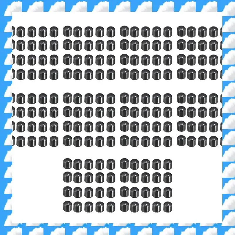 ONGE 200Pcs 15X13.5Mm Plastic Potentiometer Rotary Knob For 6Mm Diameter D Type Shaft Guitar Volume Knob.
ONGE 200Pcs 15X13.5Mm Plastic Potentiometer Rotary Knob For 6Mm Diameter D Type Shaft Guitar Volume Knob.