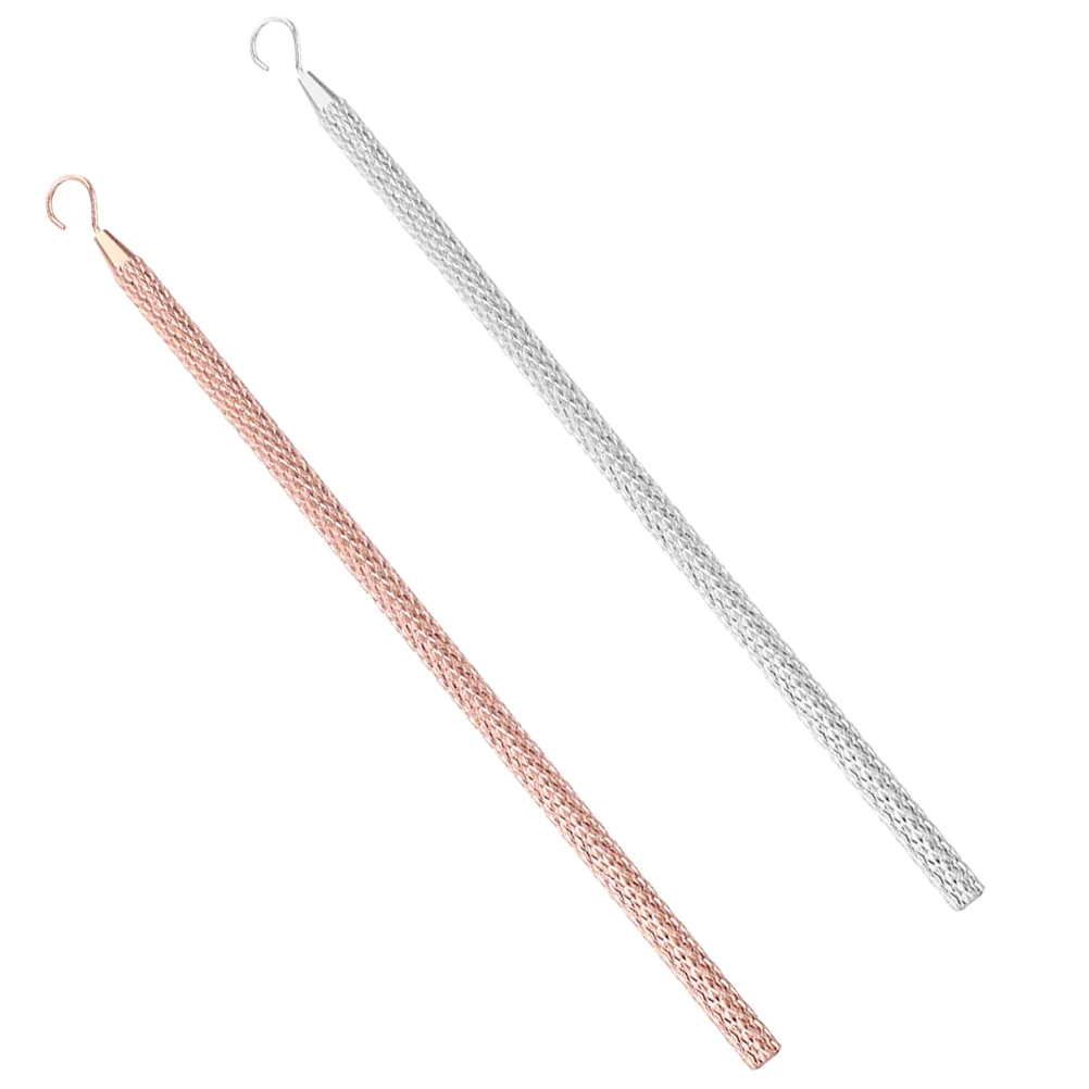 2 Pcs Quick Donning Bracelet Fitting Aid Hooking Equipment for Jewelry Metal Helpers Tool
2 Pcs Quick Donning Bracelet Fitting Aid Hooking Equipment for Jewelry Metal Helpers Tool