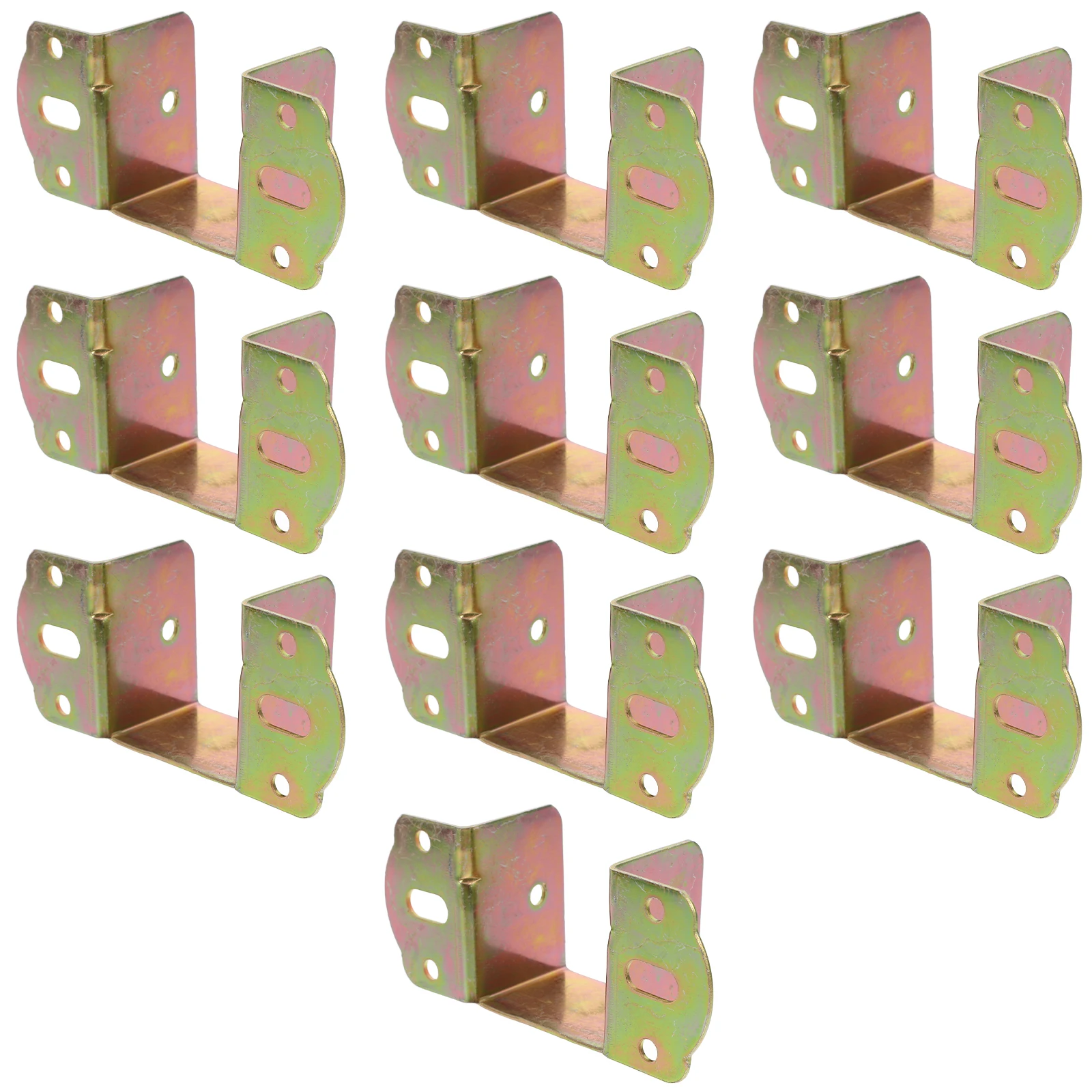 10 Pcs Wooden Rail Bracket Kit Galvanized Fence Parts Brackets for Outdoor Repair Iron
10 Pcs Wooden Rail Bracket Kit Galvanized Fence Parts Brackets for Outdoor Repair Iron