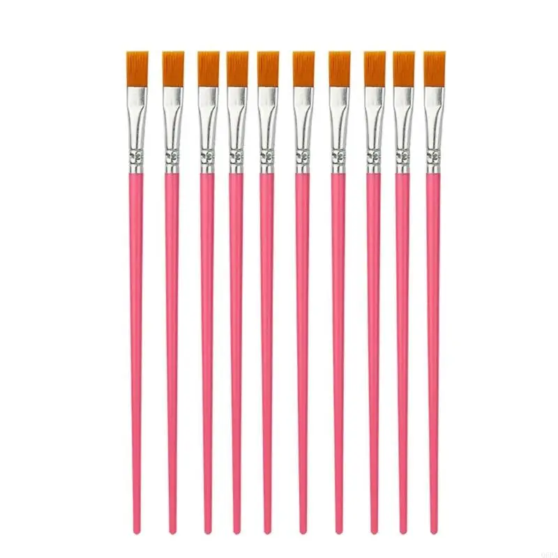 Art Paint Brush Set, 10pcs Hand Painted Nylon Hair Brushes for Acrylic, Watercolor, Oil Gouache, Face Art Painting
Art Paint Brush Set, 10pcs Hand Painted Nylon Hair Brushes for Acrylic, Watercolor, Oil Gouache, Face Art Painting