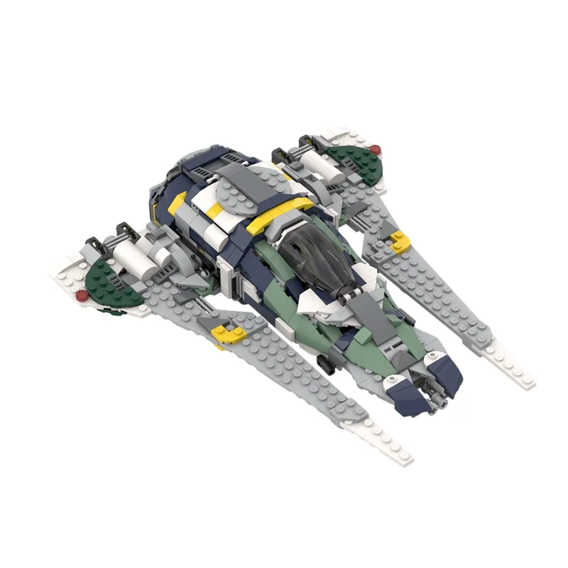 620PCS MOC Space Battle True Mandalorians Kom Rk Gauntlet Fighter Model Building Blocks Assembly Building Blocks Gift Display
620PCS MOC Space Battle True Mandalorians Kom Rk Gauntlet Fighter Model Building Blocks Assembly Building Blocks Gift Display