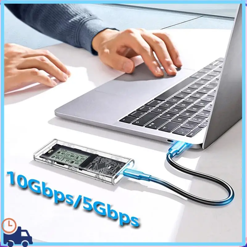 Latest M.2 NVME/NGFF Dual Protocol SSD Enclosure Transparent Hard Drive Case USB3.2 With Intelligent Display SATA SSD Adapter
Latest M.2 NVME/NGFF Dual Protocol SSD Enclosure Transparent Hard Drive Case USB3.2 With Intelligent Display SATA SSD Adapter