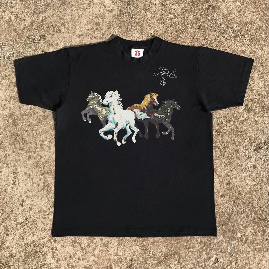 Breathable ort Sve T-irt Men's oulder Fit Oil Painting Hip Hop American Retro Sle round Ne Casual Summer Top
Breathable ort Sve T-irt Men's oulder Fit Oil Painting Hip Hop American Retro Sle round Ne Casual Summer Top