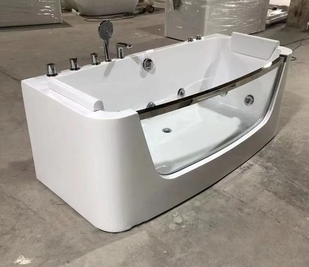1750mm Surfing Massaging Whirlpool Bathtub Acrylic Hydromassage Three Side Skirts Hot Tub NS1601BA
1750mm Surfing Massaging Whirlpool Bathtub Acrylic Hydromassage Three Side Skirts Hot Tub NS1601BA