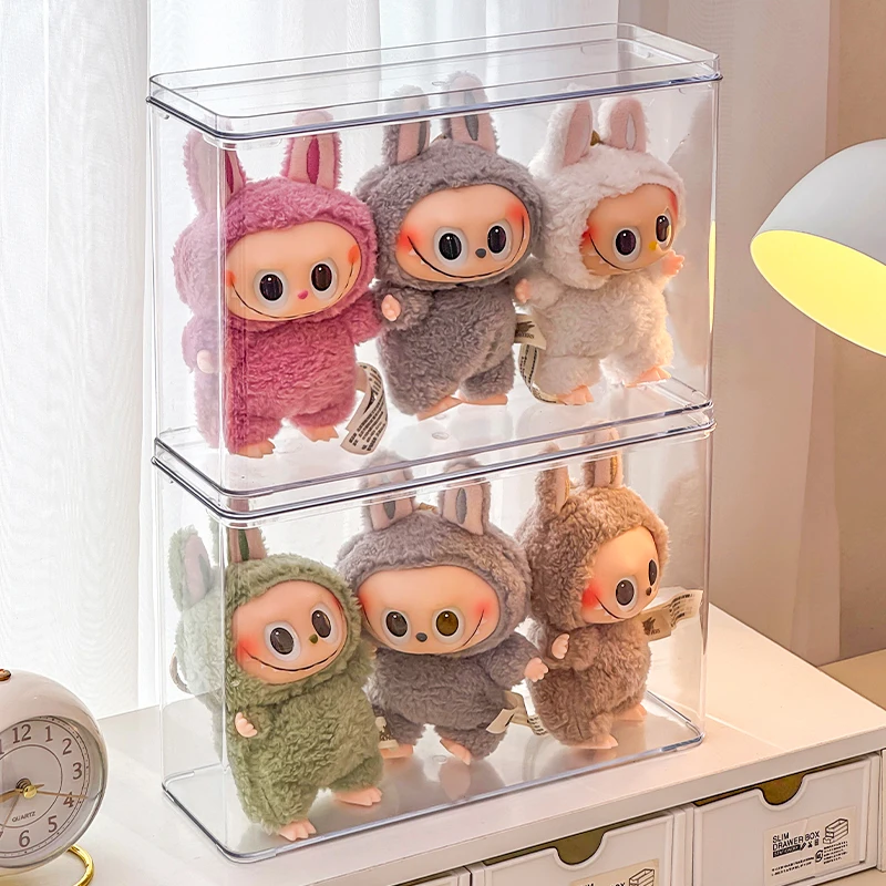 Dustproof Display Box for Labubu Transparent Plush Doll Storage Box Cotton Doll Toy Display Stand Blind Box Display Cabinet
Dustproof Display Box for Labubu Transparent Plush Doll Storage Box Cotton Doll Toy Display Stand Blind Box Display Cabinet