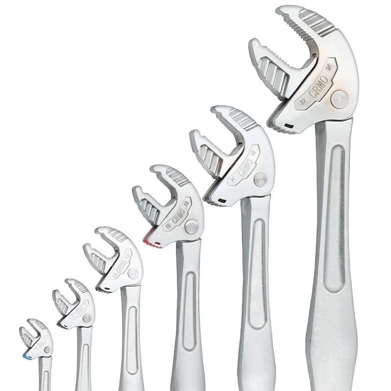 Crab Style Wrench with Multifunctional Fast Adaptive and Ratchet Like Design Large Opening Wear-resistant and Easy To Carry
Crab Style Wrench with Multifunctional Fast Adaptive and Ratchet Like Design Large Opening Wear-resistant and Easy To Carry