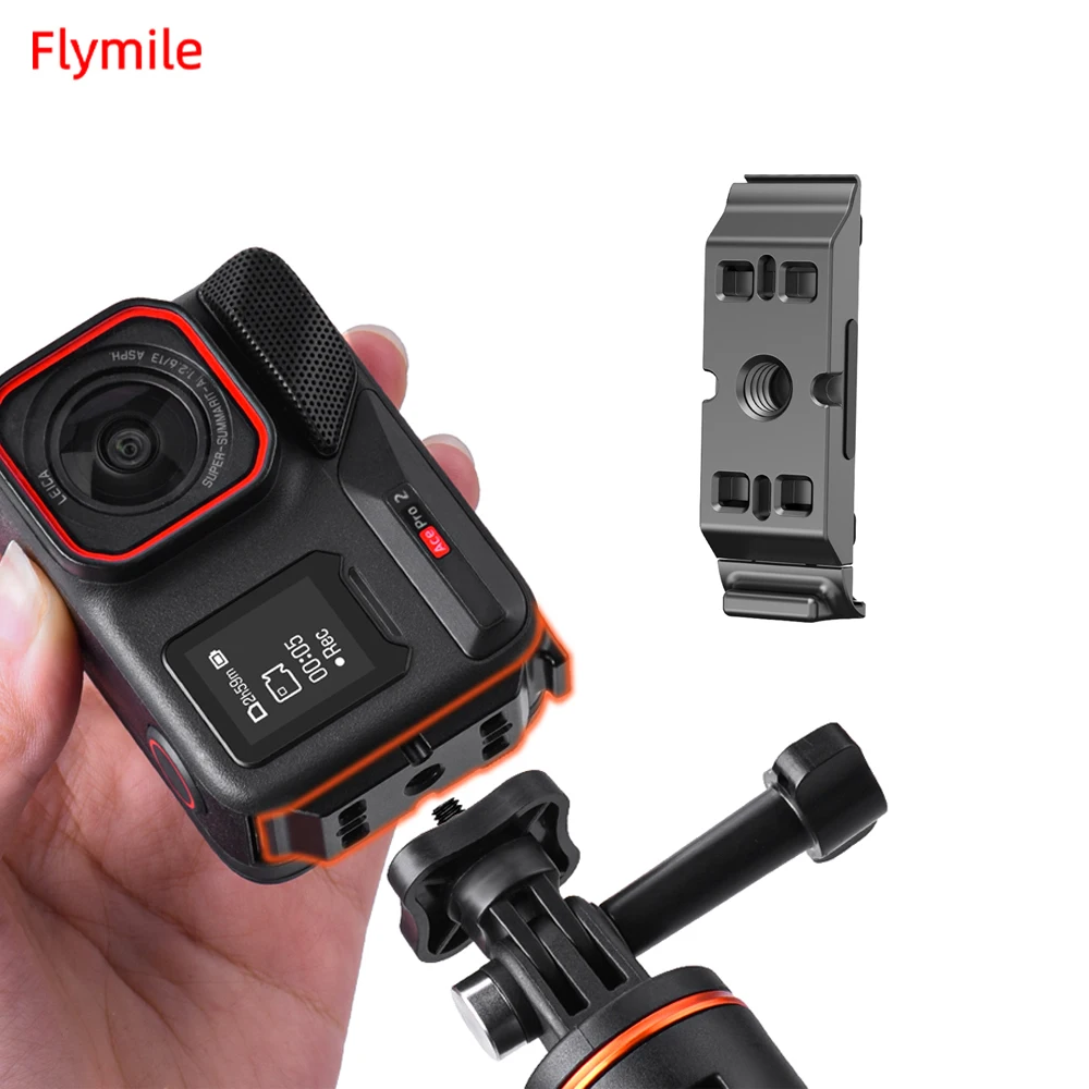 Flymile Aluminum Alloy Battery Cover for Insta360 Ace Pro 2 Camer 1/4" Port Quick Release Drop-proof Side Cover Camera Accessory
Flymile Aluminum Alloy Battery Cover for Insta360 Ace Pro 2 Camer 1/4" Port Quick Release Drop-proof Side Cover Camera Accessory