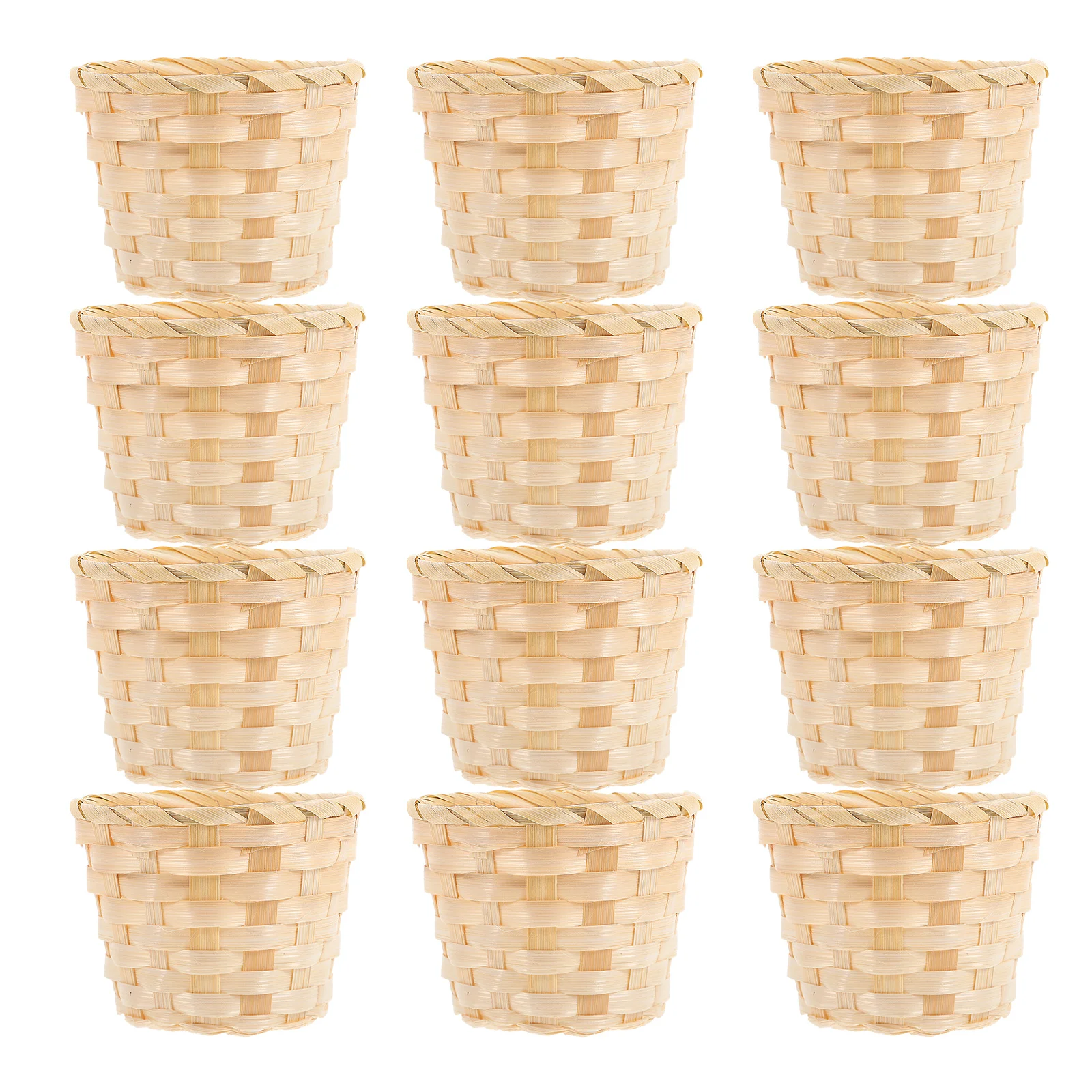 12 Pcs Bamboo and Wood Woven Basket Miniture Baskets Small Craft Round Wicker Outdoor Party Favor Laundry Wooden
12 Pcs Bamboo and Wood Woven Basket Miniture Baskets Small Craft Round Wicker Outdoor Party Favor Laundry Wooden