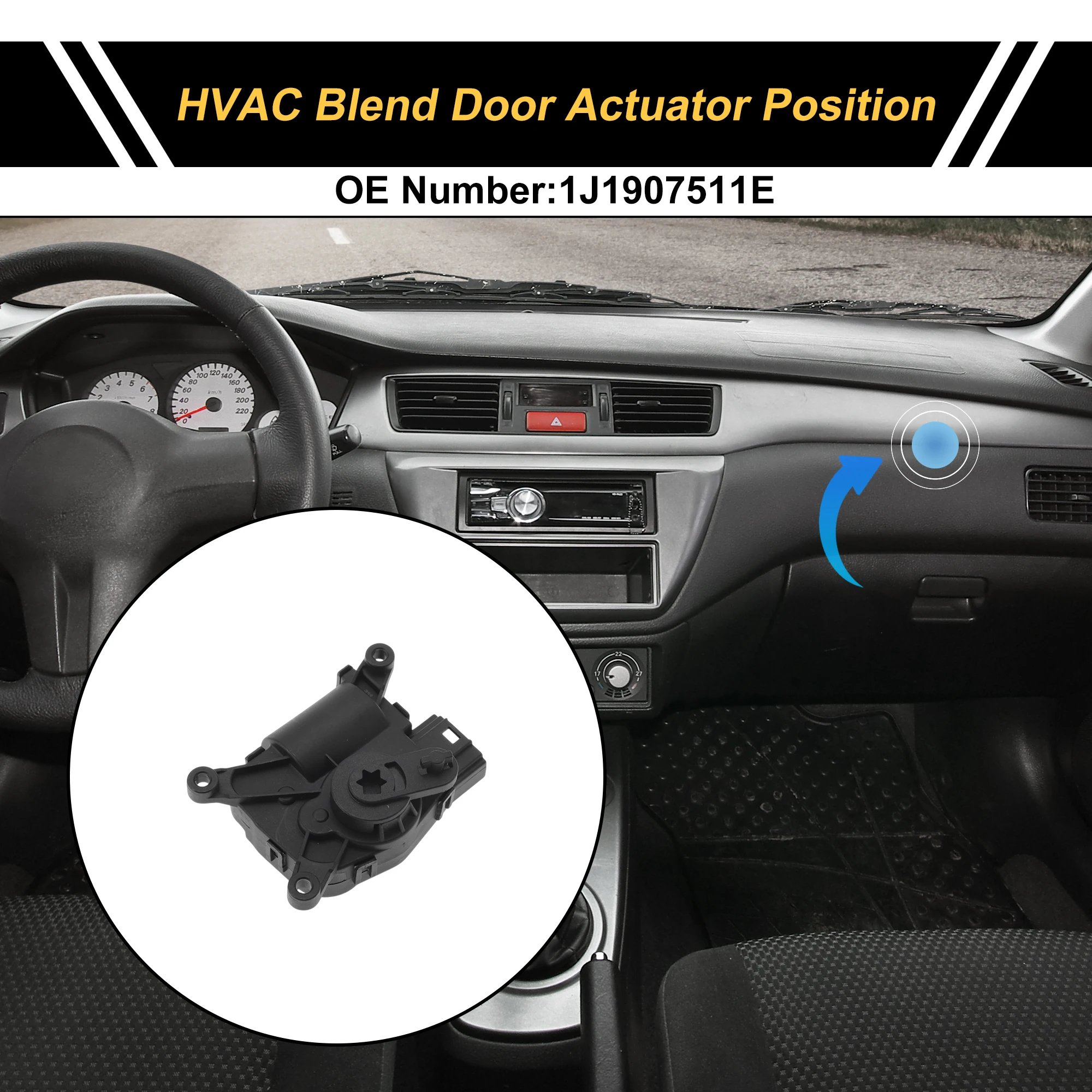 Привод двери смеси обогревателя UXCELL HVAC для Volkswagen Bora 1998-2005 No 1J1907511E
Привод двери смеси обогревателя UXCELL HVAC для Volkswagen Bora 1998-2005 No 1J1907511E