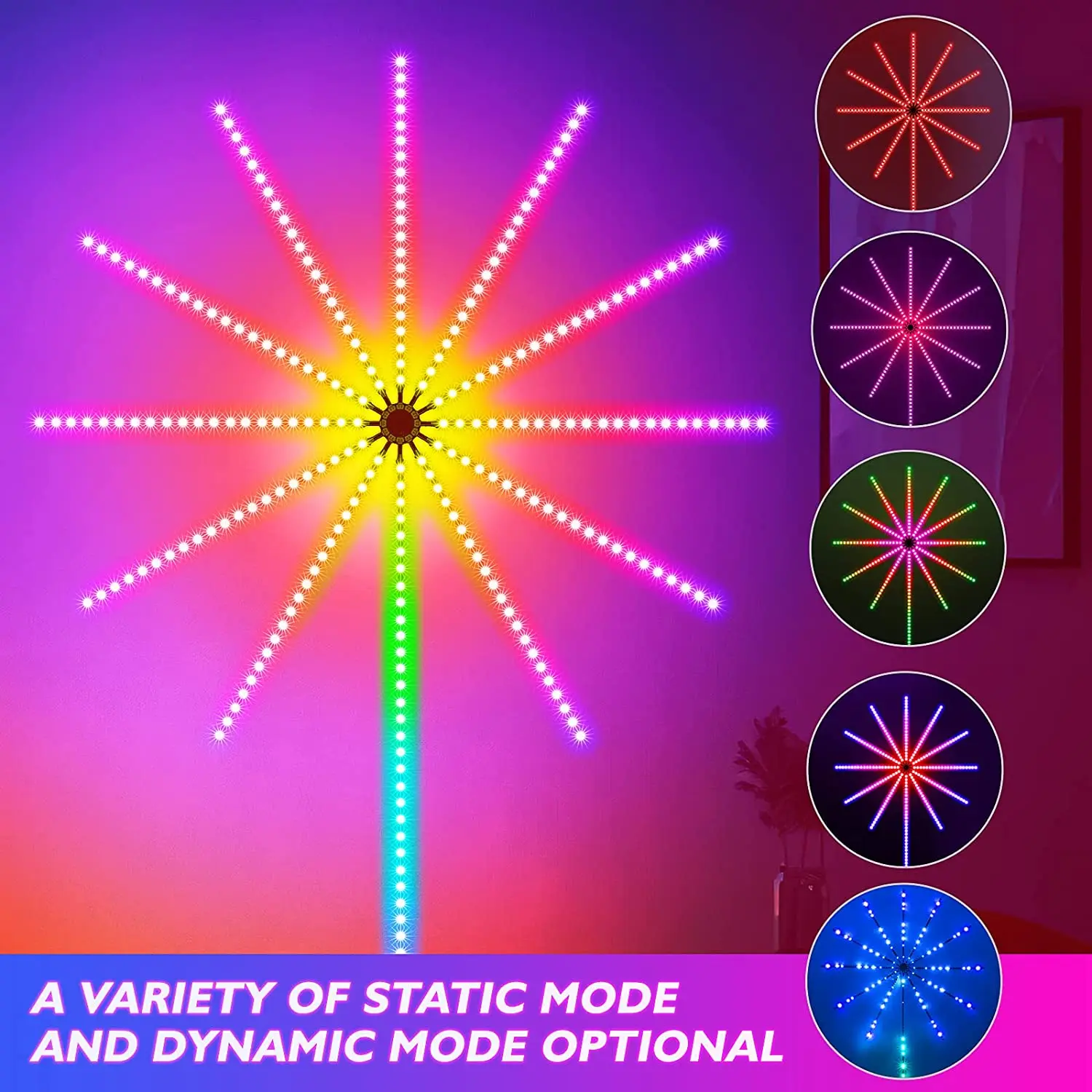 RGBIC Firework LED Strip Lights Bluetooth APP Control Music Sound Sync DC 5V USB Lamp for Party Wall Decor Dream Color Christmas
RGBIC Firework LED Strip Lights Bluetooth APP Control Music Sound Sync DC 5V USB Lamp for Party Wall Decor Dream Color Christmas