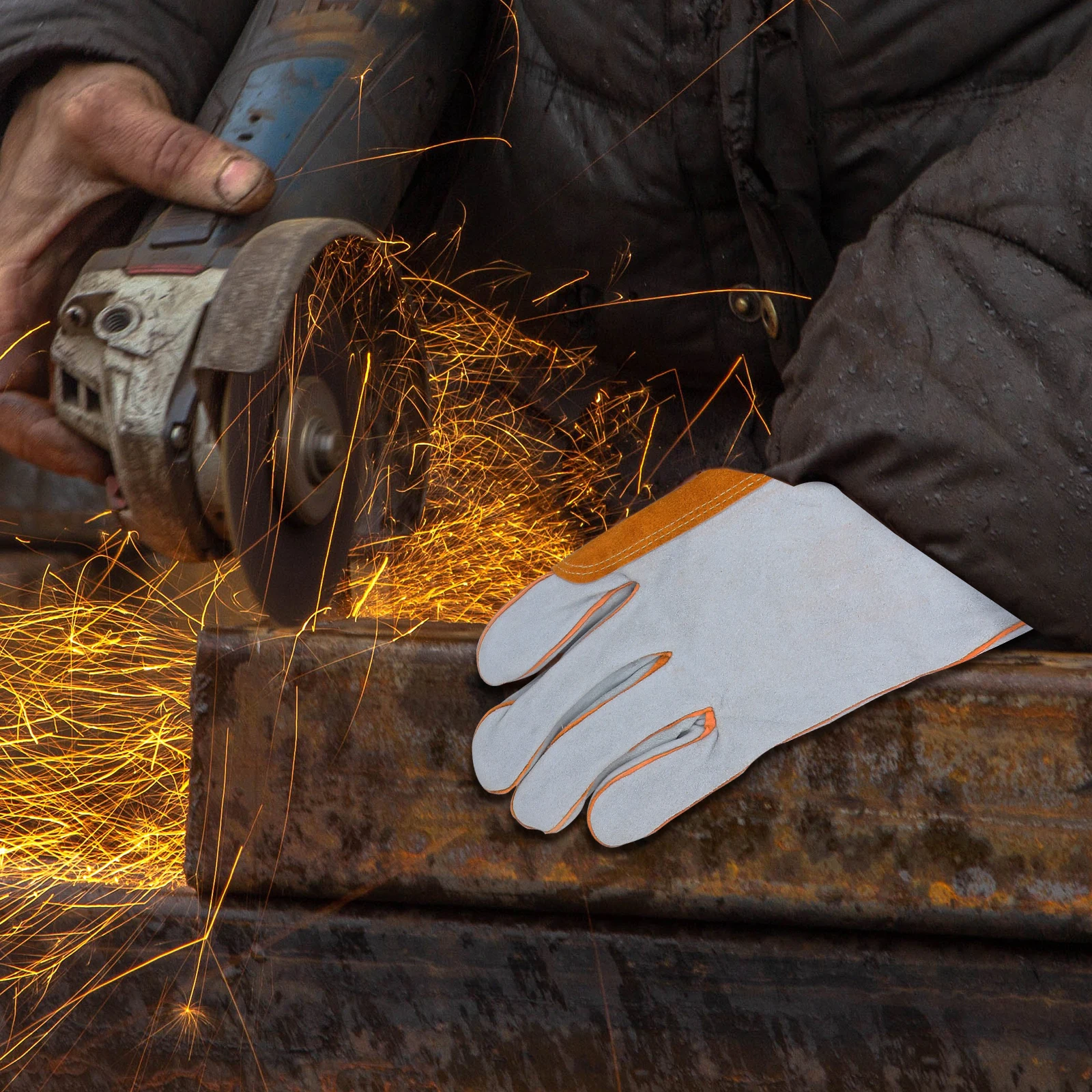Cowhide Welding Gloves Heat Resistant for Men Fireproof Mig Abrasion Elastic Labor Protection Cow Gardening Fireplace
Cowhide Welding Gloves Heat Resistant for Men Fireproof Mig Abrasion Elastic Labor Protection Cow Gardening Fireplace