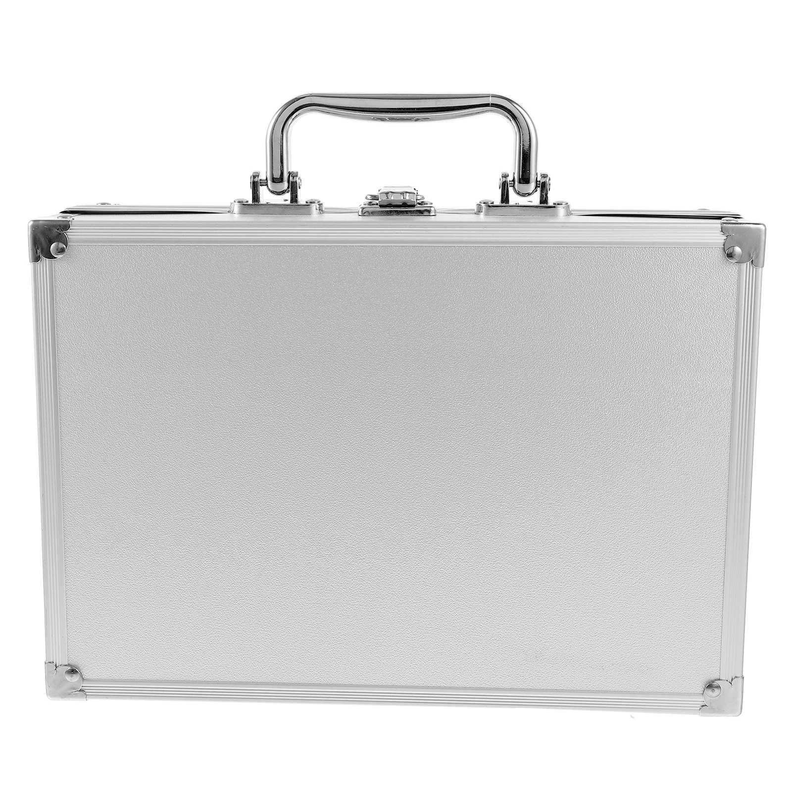 Silver Aluminum Tool Box Lockable Briefcase for Men Office Use Multifunctional Storage Case Handheld Durable Metal
Silver Aluminum Tool Box Lockable Briefcase for Men Office Use Multifunctional Storage Case Handheld Durable Metal