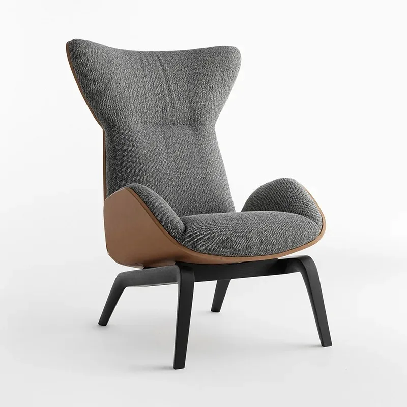 Nordic small apartment living room fiberglass single high back hotel leisure sofa chair high backrest
Nordic small apartment living room fiberglass single high back hotel leisure sofa chair high backrest