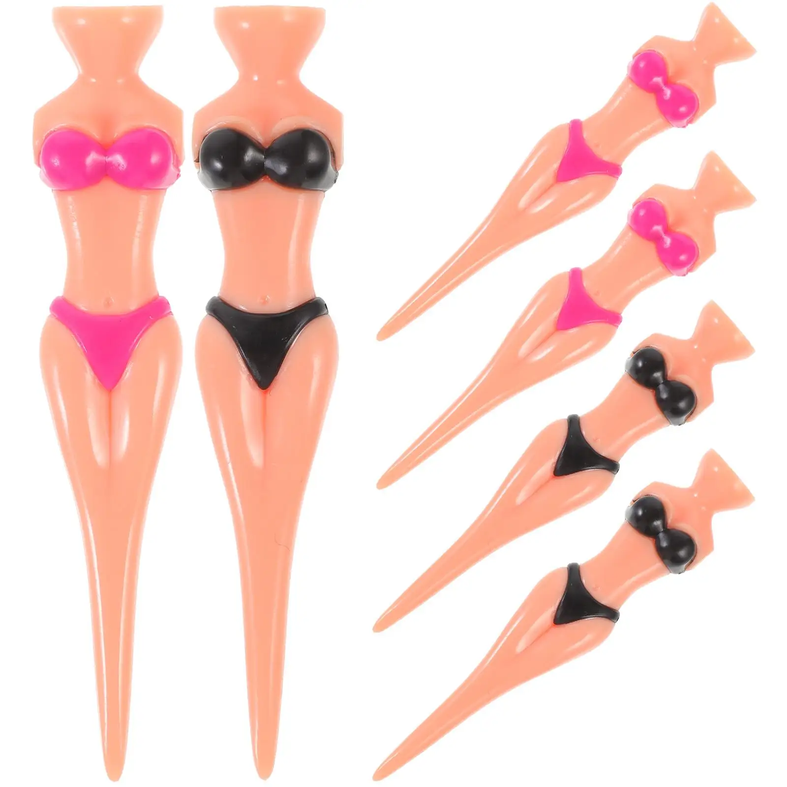 6 Pcs Golf Tees Shape Plastic Durable Bright Pink Wide Application Golfs Practice Accessories
6 Pcs Golf Tees Shape Plastic Durable Bright Pink Wide Application Golfs Practice Accessories