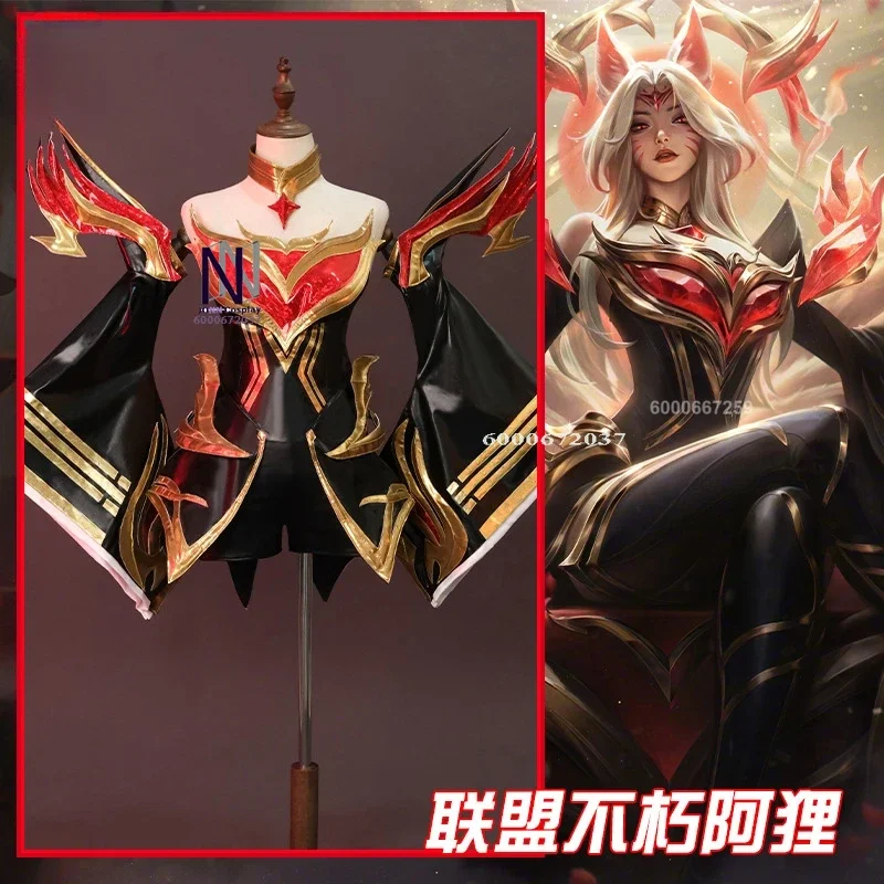 Game League of Legends/LOL Immortalized Legend Ahri Cosplay Costume Nine Tailed Demon Fox Ahri Outfit Halloween Women Suit
Game League of Legends/LOL Immortalized Legend Ahri Cosplay Costume Nine Tailed Demon Fox Ahri Outfit Halloween Women Suit