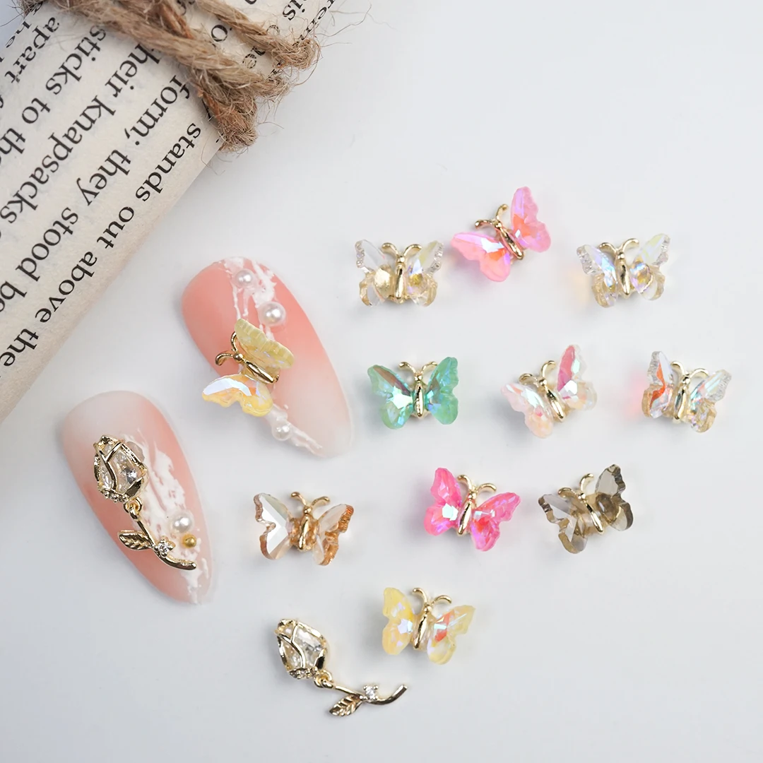 Nail Crystals Butterfly Cute Charms Luxury 3D Rhinestones Glass Diamonds Glitter Parts Y2k Decoration Manicure Accessories Korea
Nail Crystals Butterfly Cute Charms Luxury 3D Rhinestones Glass Diamonds Glitter Parts Y2k Decoration Manicure Accessories Korea