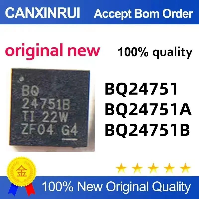 (5 pieces) Brand new BQ24751BRHDR BQ24751 BQ24751A BQ24751ARHDR BQ24751B QFN
(5 pieces) Brand new BQ24751BRHDR BQ24751 BQ24751A BQ24751ARHDR BQ24751B QFN