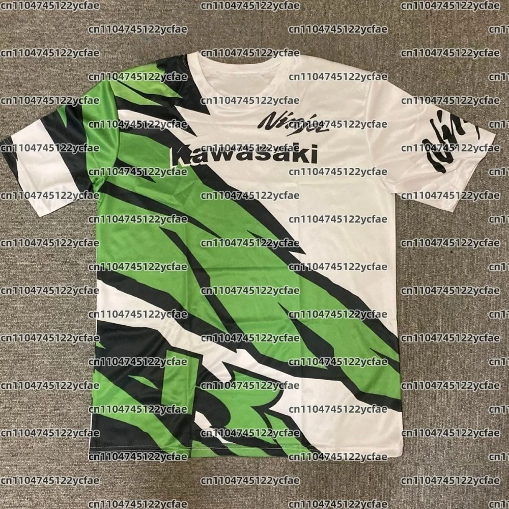 2025 Kawasaki, осенняя модная быстросохнущая дышащая мотоциклетная футболка с 3D принтом для спорта на открытом воздухе, тонкая спортивная удобная футболка 
2025 Kawasaki, осенняя модная быстросохнущая дышащая мотоциклетная футболка с 3D принтом для спорта на открытом воздухе, тонкая спортивная удобная футболка