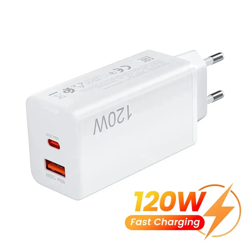 Быстрое зарядное устройство DIXSG 120 Вт GaN, USB Type C PD, адаптер для быстрой зарядки сотового телефона Xiaomi iPhone Samsung Huawei Oneplus POCO
Быстрое зарядное устройство DIXSG 120 Вт GaN, USB Type C PD, адаптер для быстрой зарядки сотового телефона Xiaomi iPhone Samsung Huawei Oneplus POCO