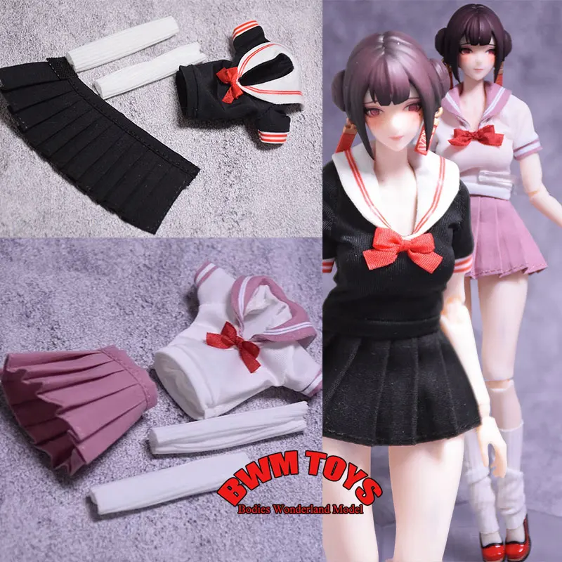 Customize 1/10 Scale Female Soldier Student Sailor Uniform Short Pleated Skirt Model Clothes Set For Action Figure Doll
Customize 1/10 Scale Female Soldier Student Sailor Uniform Short Pleated Skirt Model Clothes Set For Action Figure Doll