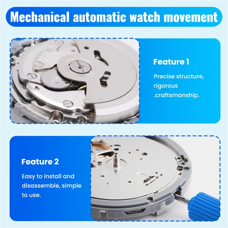 ABRW-Mechanical Automatic Watch Movement Replacement Whole Movement Fit For SII NH38/NH38A Spare Parts Accessories
ABRW-Mechanical Automatic Watch Movement Replacement Whole Movement Fit For SII NH38/NH38A Spare Parts Accessories