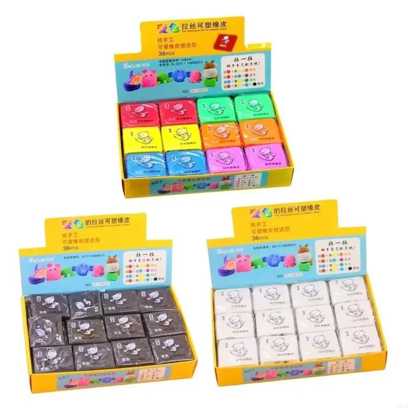 Y5LB 2 Pcs Moldable Erasers Soft Kneaded Erasers Art Erasers Drawing Eraser Plasticity Erasers School Office Supplies for Kid
Y5LB 2 Pcs Moldable Erasers Soft Kneaded Erasers Art Erasers Drawing Eraser Plasticity Erasers School Office Supplies for Kid