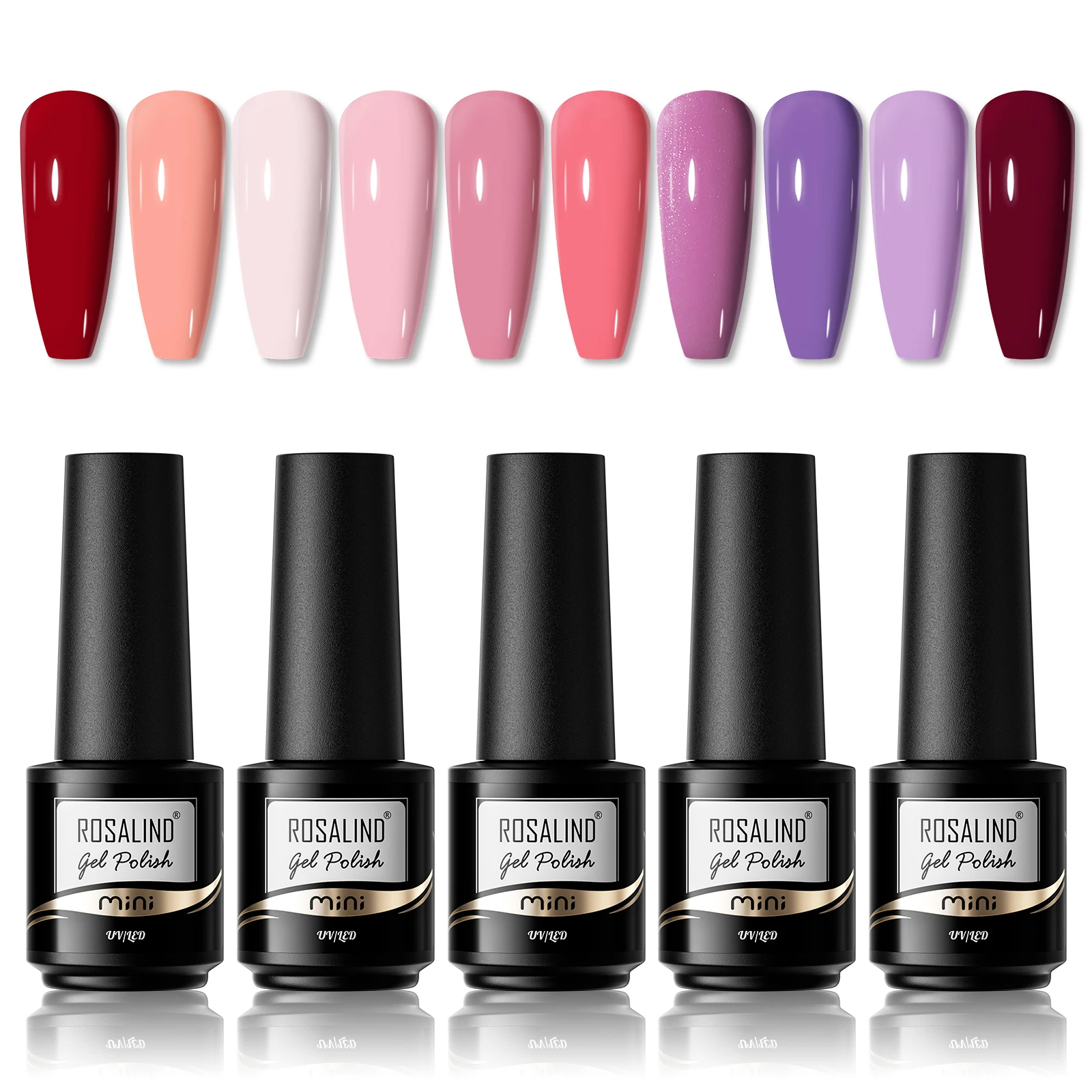 ROSALIND Nail Polish Set shiny Glitter Series 10 Colors Gel Varnishes Kit Semi Permanent Soak Off for Nail Beauty with Box
ROSALIND Nail Polish Set shiny Glitter Series 10 Colors Gel Varnishes Kit Semi Permanent Soak Off for Nail Beauty with Box