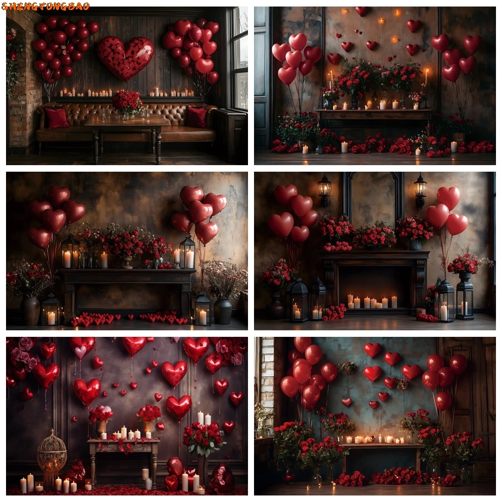 Valentine's Day Photography Backdrop Retro European Castle Fireplace Red Rose Love Balloon Wedding Party Decoration Background
Valentine's Day Photography Backdrop Retro European Castle Fireplace Red Rose Love Balloon Wedding Party Decoration Background