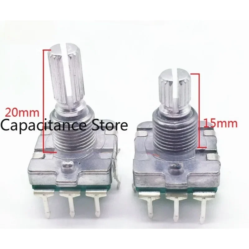 5PCS New EC16 rotary encoder, 24point 24pulse with push switch, spline 16encoder
5PCS New EC16 rotary encoder, 24point 24pulse with push switch, spline 16encoder