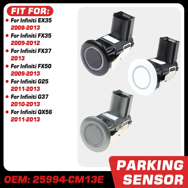 4 PCS Auto PDC Parking Distance Sensor For Infiniti EX35 FX35 FX37 FX50 G25 G37 QX56 2008 2009 2010 2011 2012 2013 25994-CM13E
4 PCS Auto PDC Parking Distance Sensor For Infiniti EX35 FX35 FX37 FX50 G25 G37 QX56 2008 2009 2010 2011 2012 2013 25994-CM13E