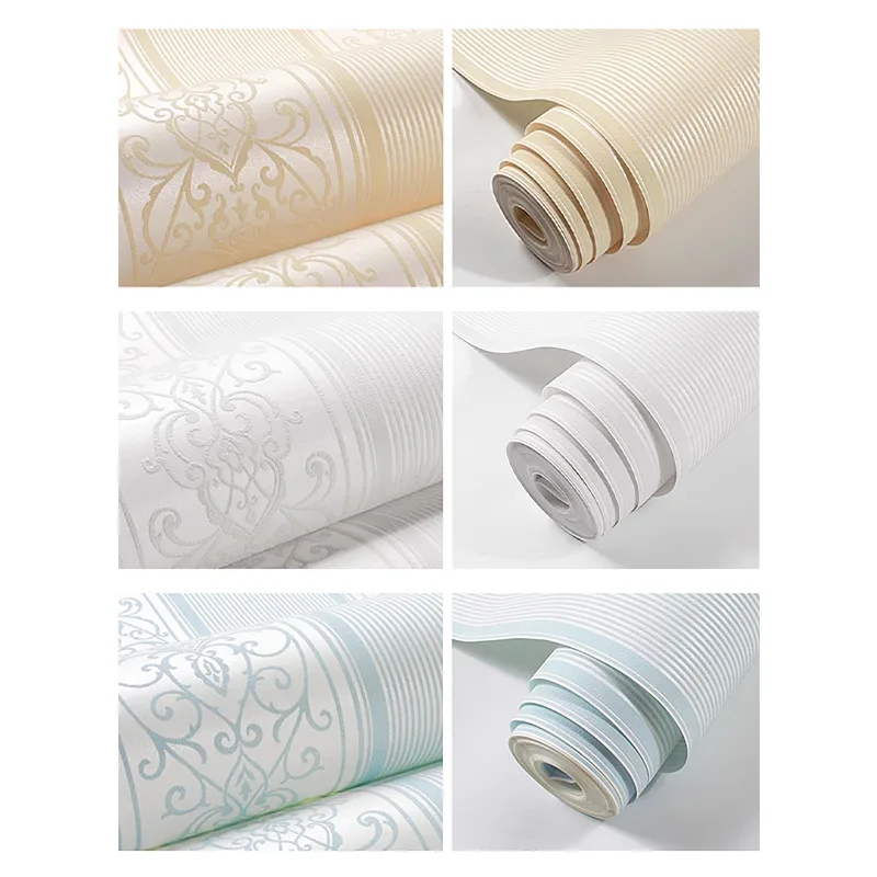 Muted Yellow Striped Bedroom European-style Wall Paper Thick Non-woven Fabric Household Self-adhesive Wallpaper
Muted Yellow Striped Bedroom European-style Wall Paper Thick Non-woven Fabric Household Self-adhesive Wallpaper