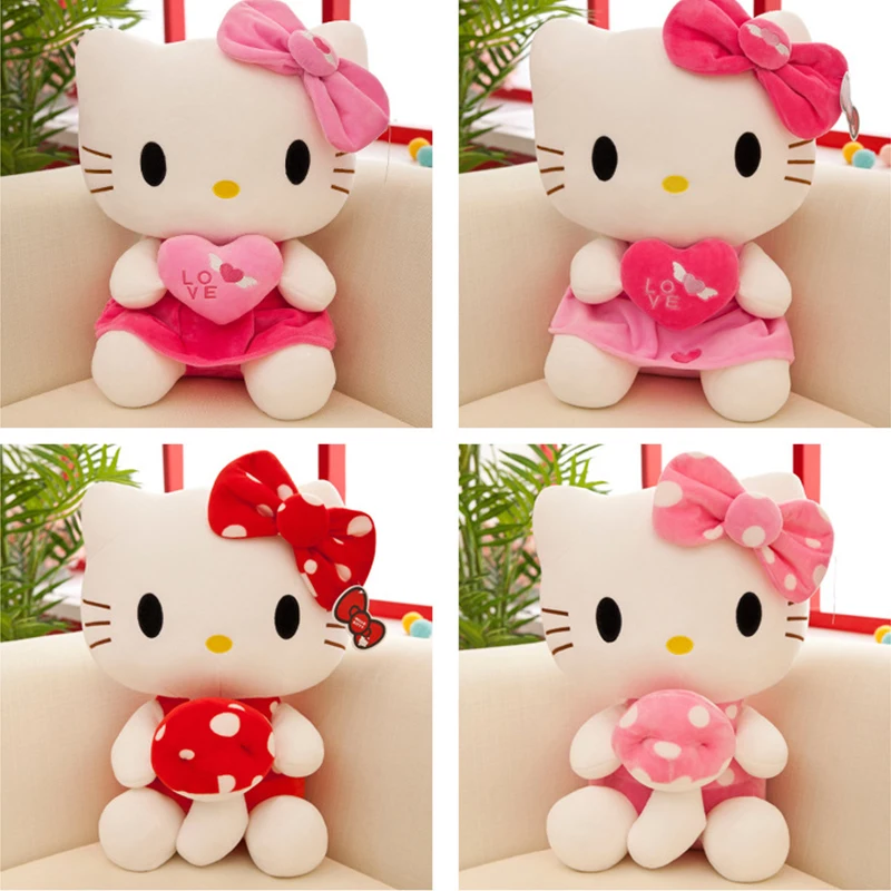 30cm Sanrio KT Cat Plush Toys Pillow Kawaii Anime KT Cat Plush Doll Soft Stuffed Cartoon Cute Pink Doll Birthday Gift For Girls
30cm Sanrio KT Cat Plush Toys Pillow Kawaii Anime KT Cat Plush Doll Soft Stuffed Cartoon Cute Pink Doll Birthday Gift For Girls