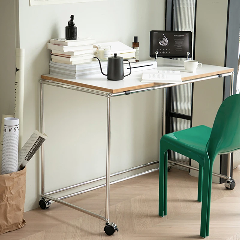 Rectangular modular desk, movable office desk, modern minimalist work table, dressing table
Rectangular modular desk, movable office desk, modern minimalist work table, dressing table