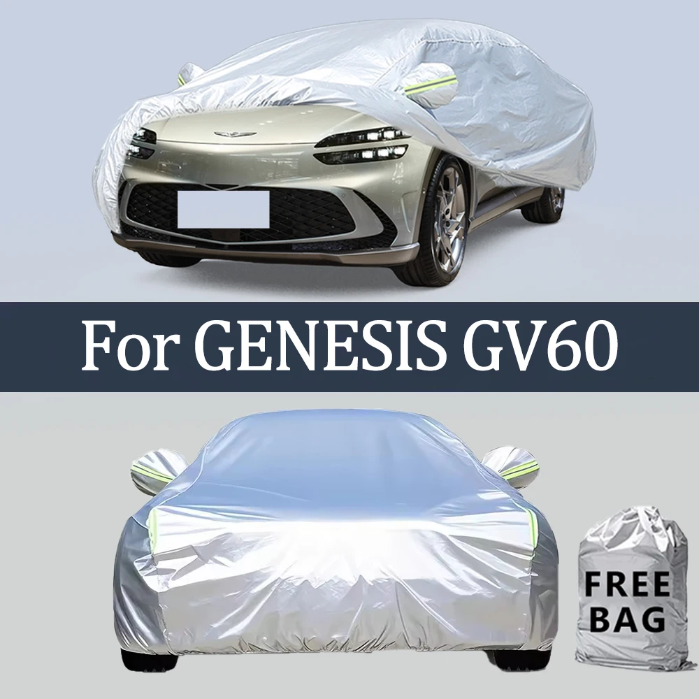 For GENESIS GV60 Car Cover Outdoor Protection Covers Snow Sunshade Waterproof Dustproof Exterior UV Car Accessories
For GENESIS GV60 Car Cover Outdoor Protection Covers Snow Sunshade Waterproof Dustproof Exterior UV Car Accessories