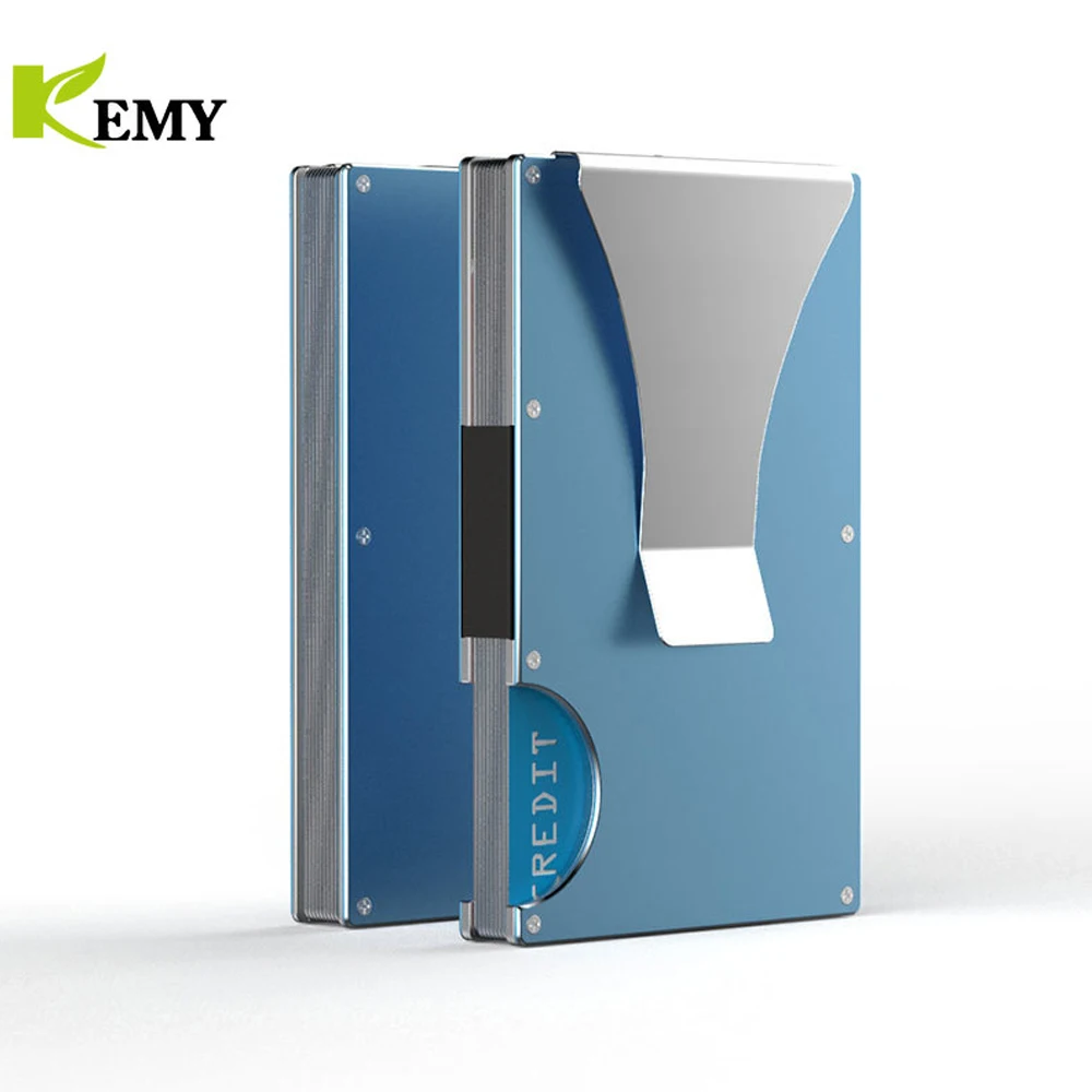 Anti-theft Credit Card Holder Aluminium Slim Card Wallet Minimalist Rfid Blocking Slim Anti Protect Metal Cardholder Clip
Anti-theft Credit Card Holder Aluminium Slim Card Wallet Minimalist Rfid Blocking Slim Anti Protect Metal Cardholder Clip