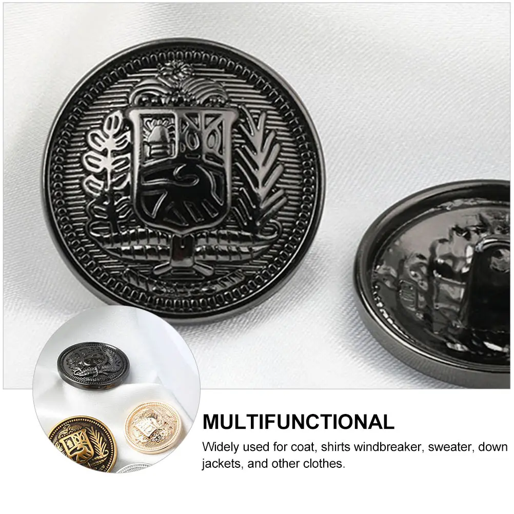 30pcs Metal Zinc Alloy Shield 15mm 20mm 25mm Sewing Clothes Coat Zinc Alloy Button DIY Costume Metal Button Projects
30pcs Metal Zinc Alloy Shield 15mm 20mm 25mm Sewing Clothes Coat Zinc Alloy Button DIY Costume Metal Button Projects