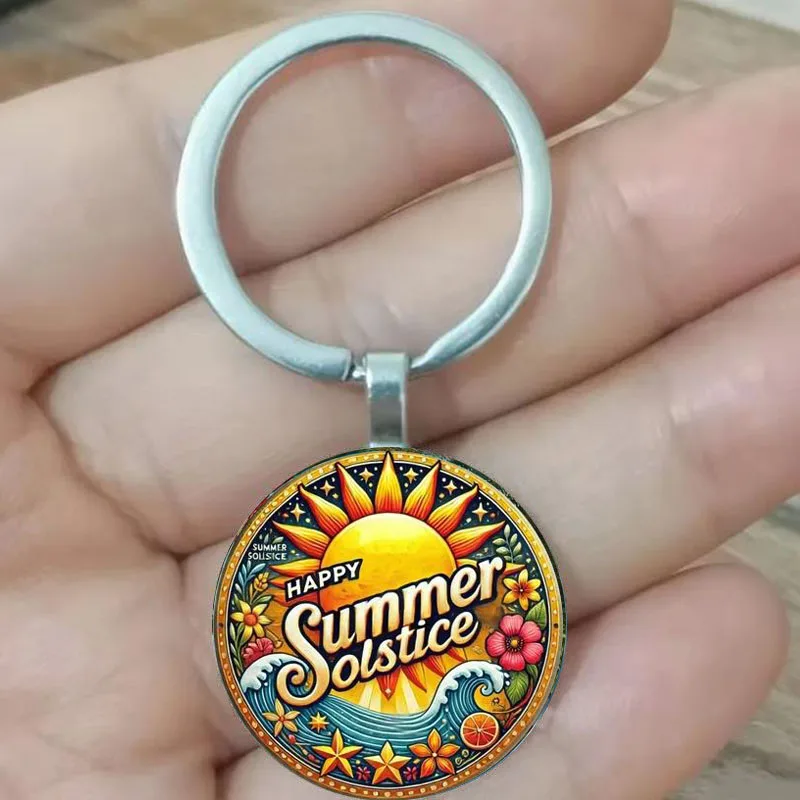 A unique gift for summer enthusiasts with the vibrant "Happy Summer Solstice" keychain
A unique gift for summer enthusiasts with the vibrant "Happy Summer Solstice" keychain