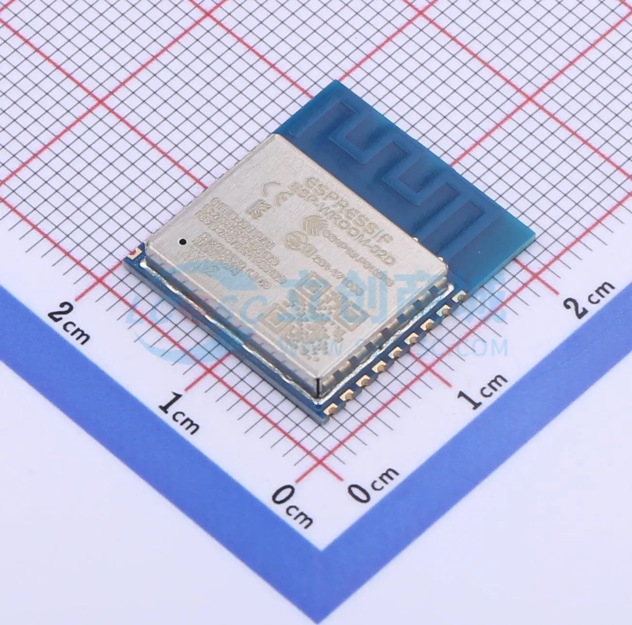 6pcs ESP-WROOM-02D-N2 SMD 20x18mm ESP8266EX I2C GPIO UART SPI PWM I2S WiFi Wireless IoT Smart Home Module
6pcs ESP-WROOM-02D-N2 SMD 20x18mm ESP8266EX I2C GPIO UART SPI PWM I2S WiFi Wireless IoT Smart Home Module