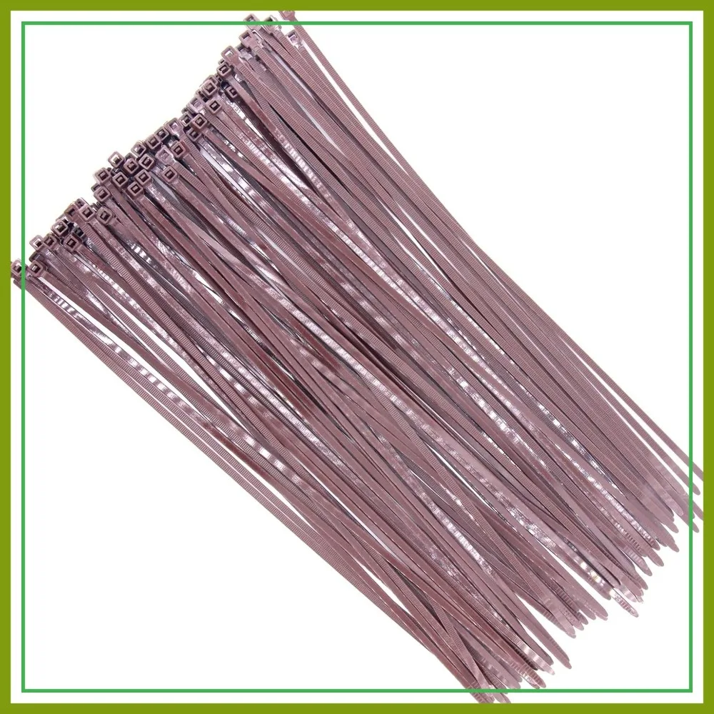 16 Inch Brown Zip Ties Heavy Duty 100 Pack, 60 LBS Strength Cable Ties for Outdoor Gardening, Plant Support, Festival Decor
16 Inch Brown Zip Ties Heavy Duty 100 Pack, 60 LBS Strength Cable Ties for Outdoor Gardening, Plant Support, Festival Decor