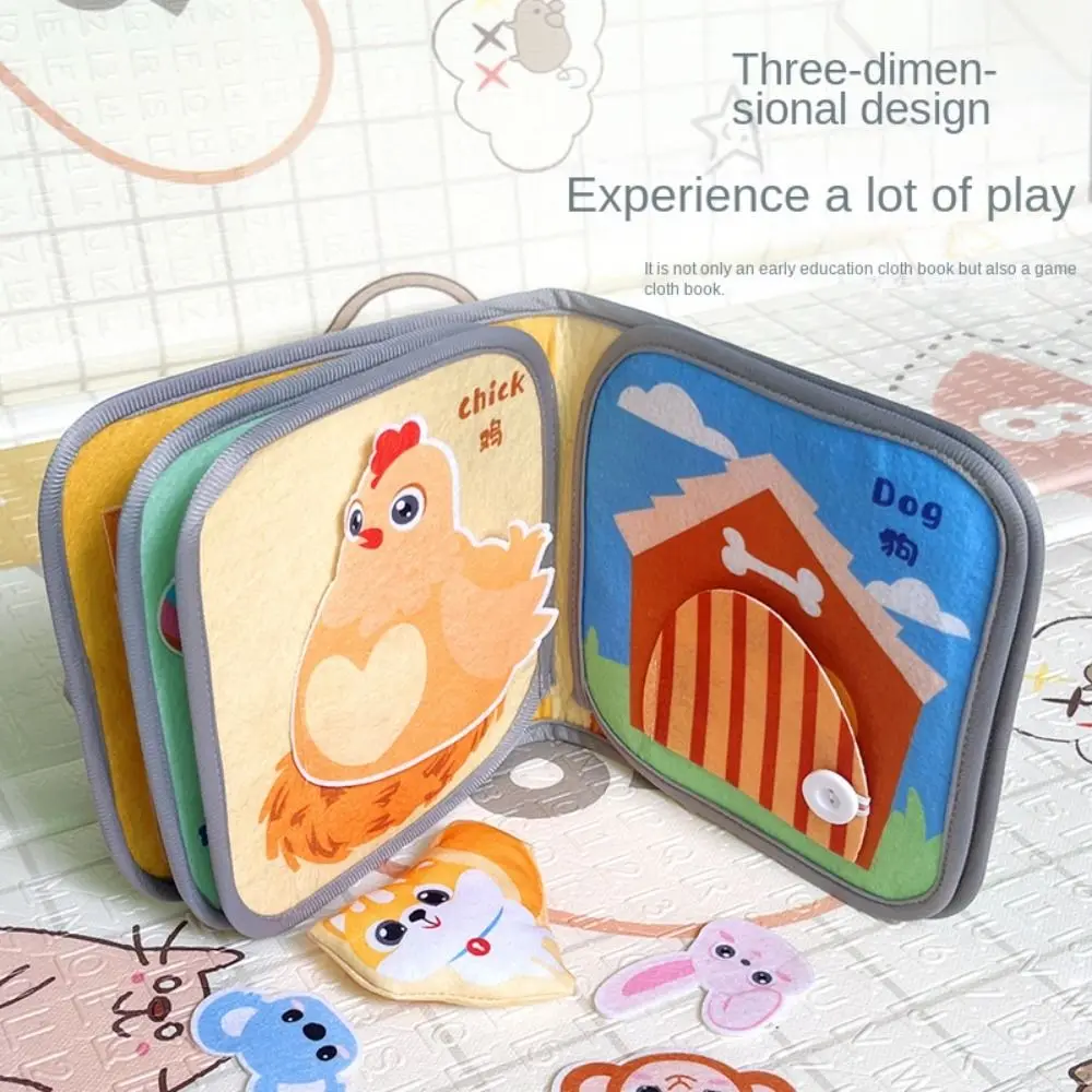 Felt Cloth Puzzle Felt Book 3D Stereoscopic Montessori Felt Cloth Book Cartoon Educational Early Learning Educational Book
Felt Cloth Puzzle Felt Book 3D Stereoscopic Montessori Felt Cloth Book Cartoon Educational Early Learning Educational Book